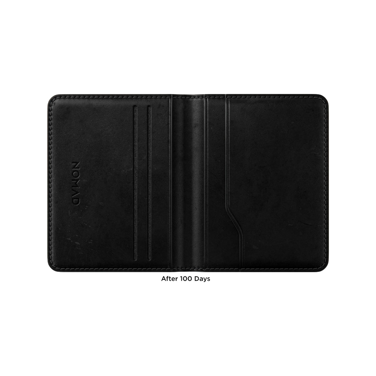 NOMAD Card Wallet Plus - Black Horween Leather.