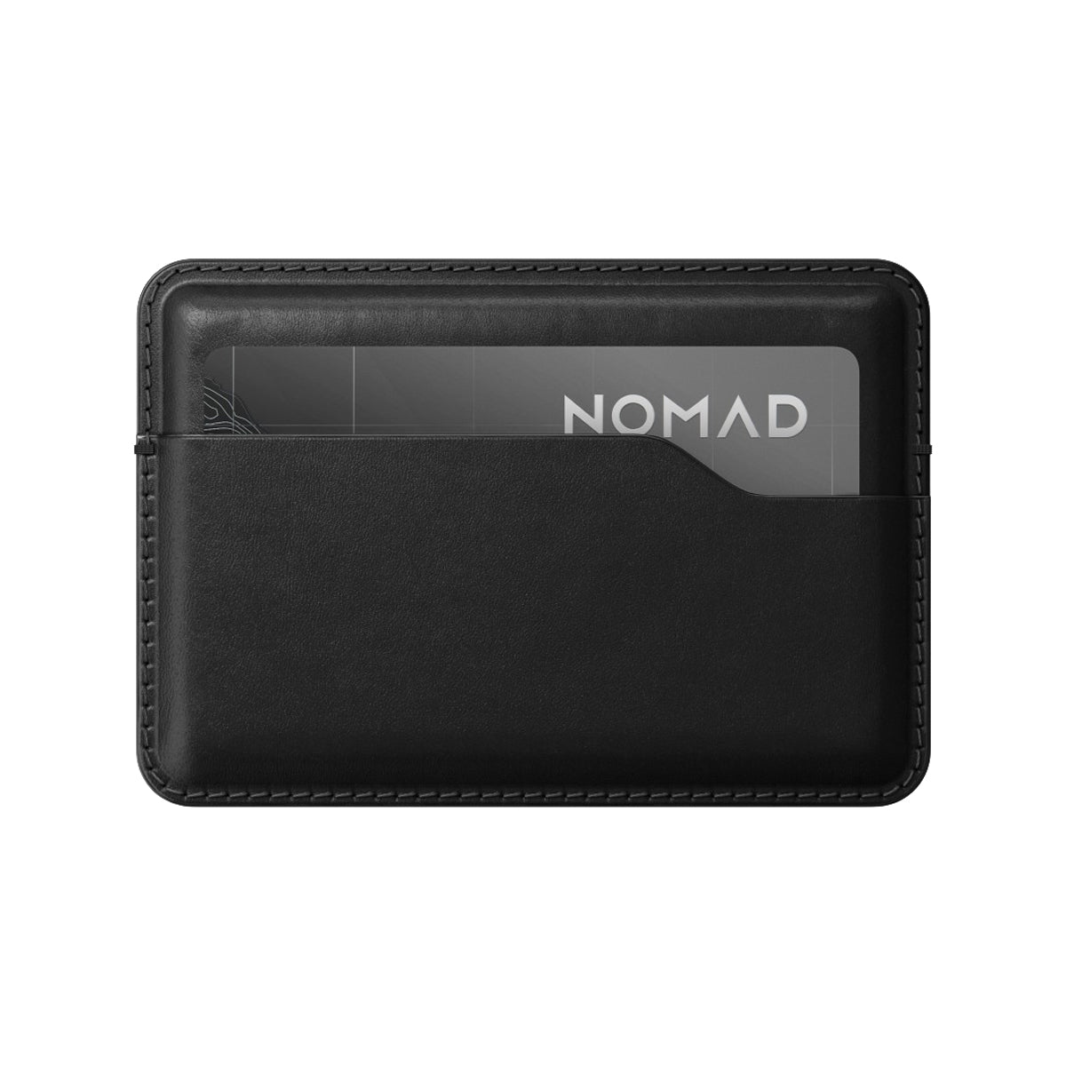 NOMAD Card Wallet - Black Horween Leather.