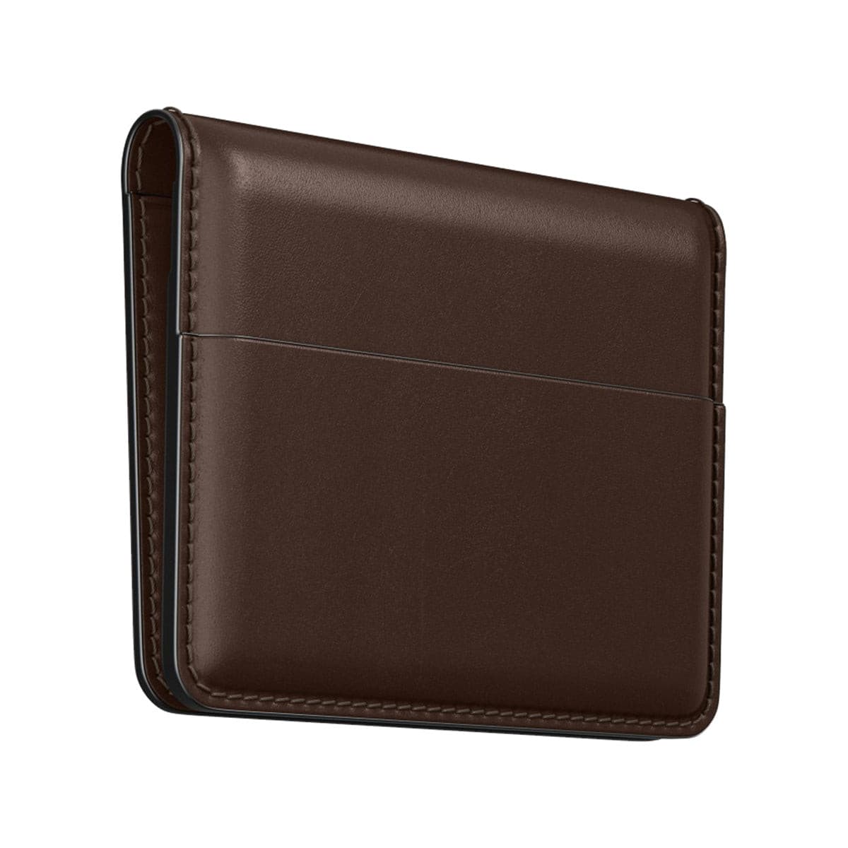 NOMAD Card Wallet Plus - Rustic Brown Horween Leather.