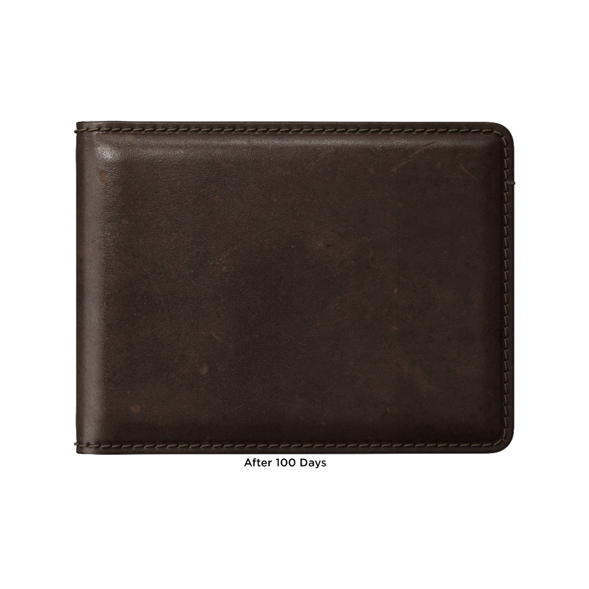 NOMAD Bifold Wallet - Rustic Brown Horween Leather.