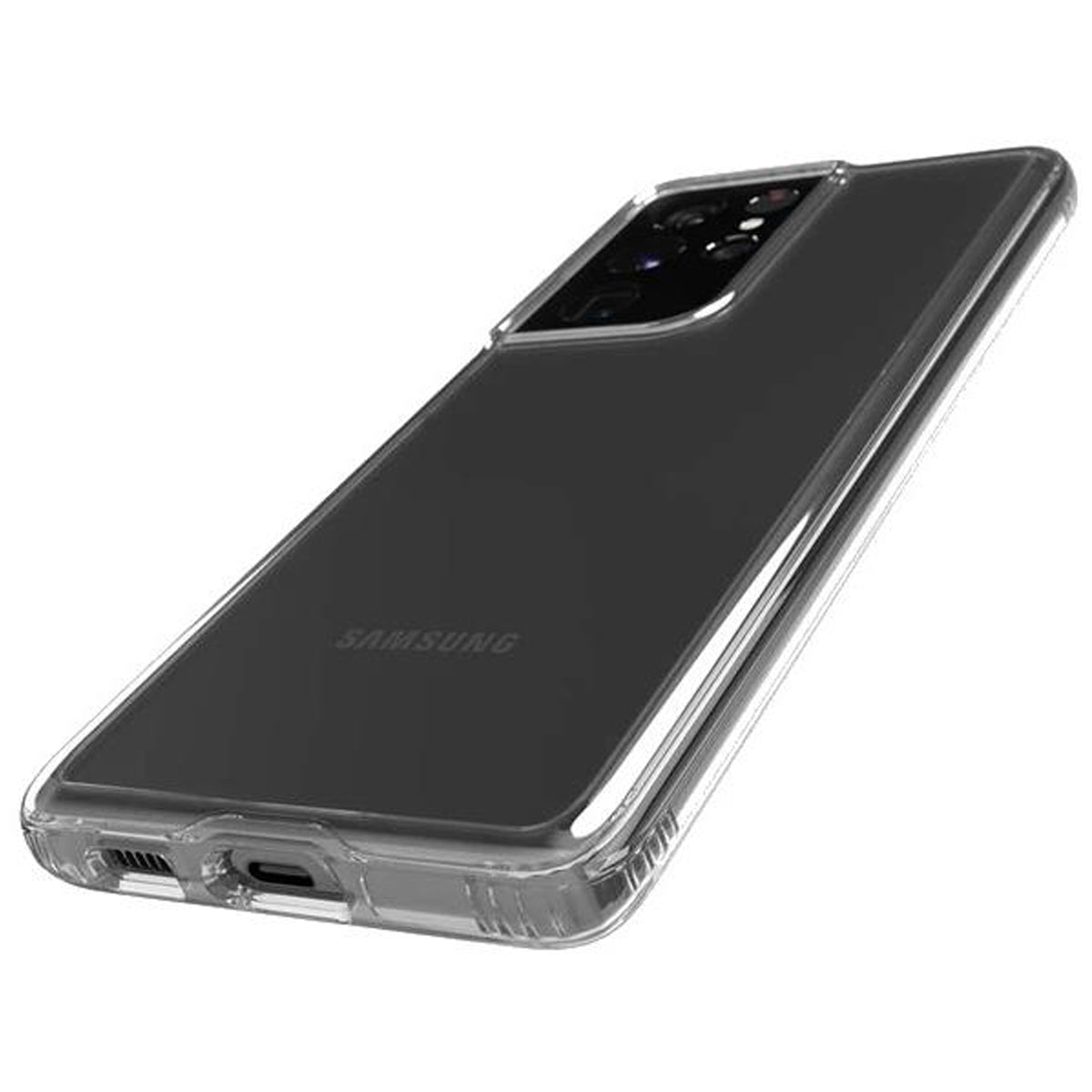 Tech21 EvoClear Phone Case for Samsung GS21 Ultra - Clear.
