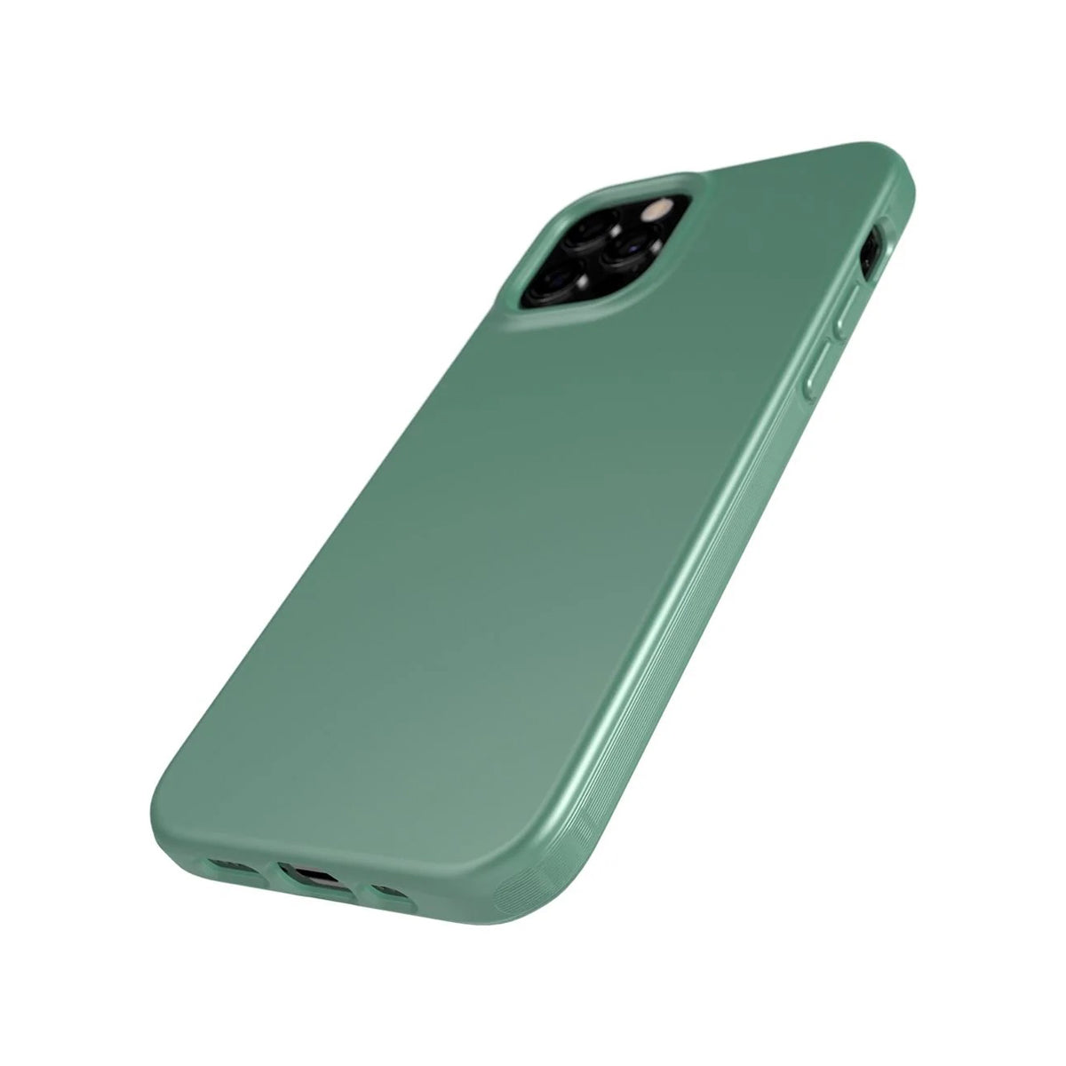 Tech21 Evo Slim Phone Case for Apple iPhone 12/12 Pro - Midnight Green.