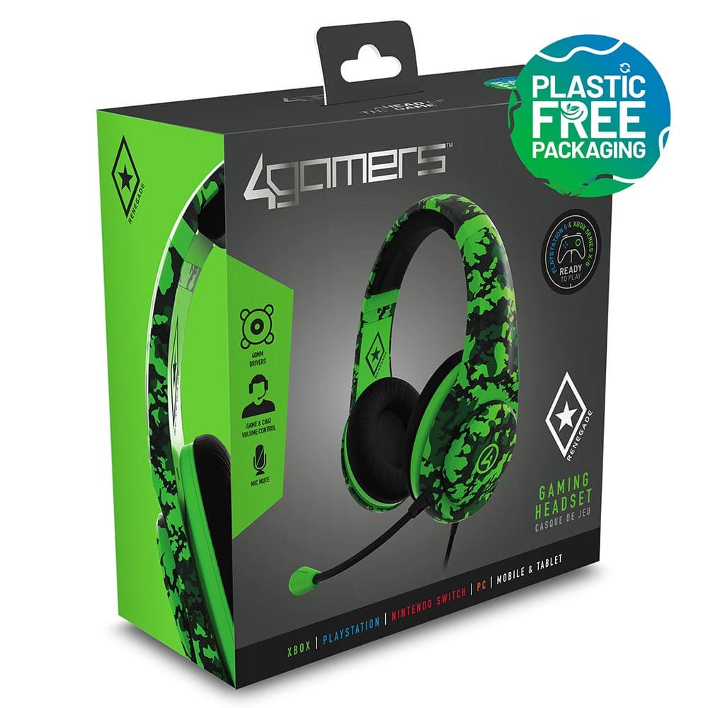 Stealth XP Renegade Gaming Headset for PC, PlayStation 4 / 5, Xbox One / Series X/S and Nintendo Switch.