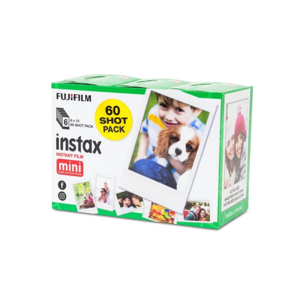 Fujifilm instax 60 Pack mini Film - Photo Paper - Techunion -