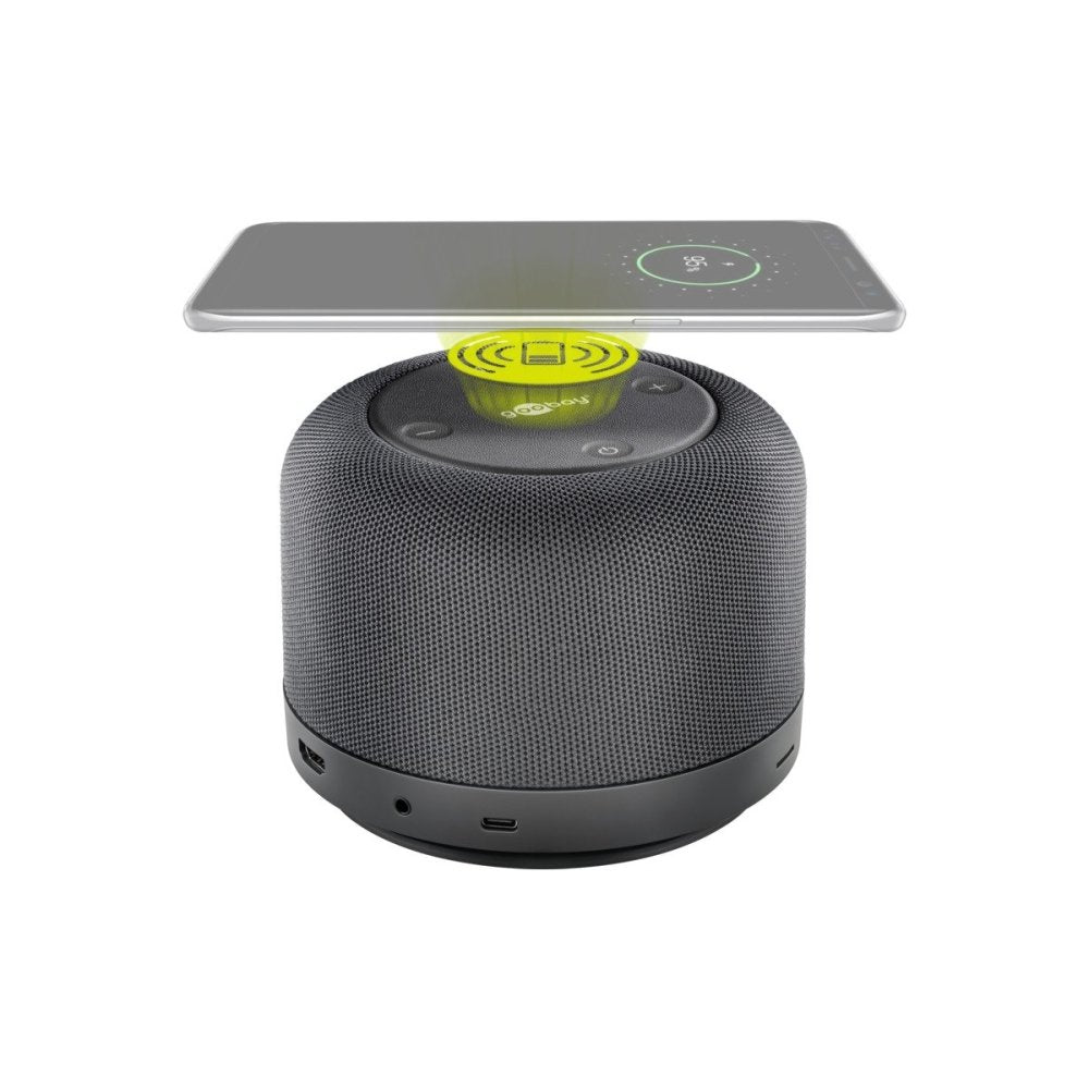 Goobay 12 in 1 USB-C Premium Dock + Speaker + Wireless Charger - Dock - Techunion -