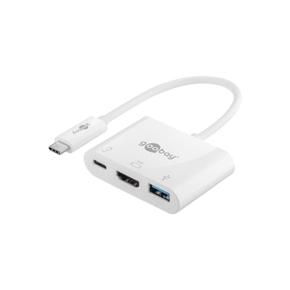 Goobay USB-C Multiport Adapt (HDMI PD) 3A 60W - Adapter - Techunion -
