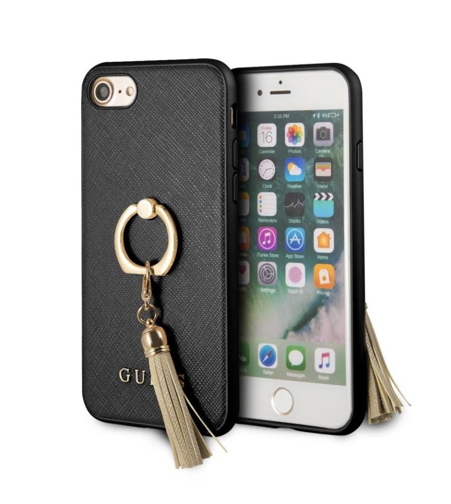 GUESS Hard Case with Ring Stand- iPhone SE2/8/7 - Phone Case - Techunion -