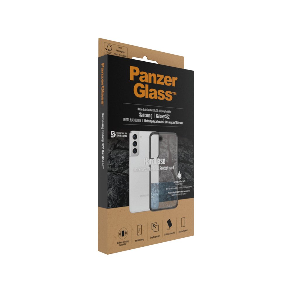 PanzerGlass HardCase Antibacterial Phone Case for Samsung GS22 - Clear - Phone Case - Techunion -