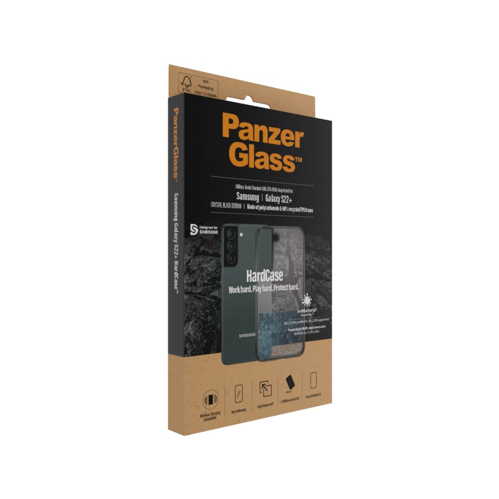 PanzerGlass HardCase Antibacterial Phone Case for Samsung GS22+ - Clear - Phone Case - Techunion -