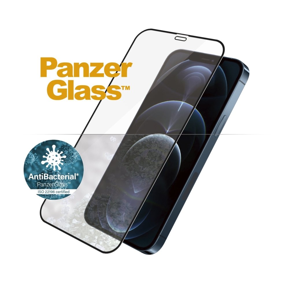 PanzerGlass - iPhone 12 Pro Max - CaseFriendly Black - Screen Protector - Techunion -