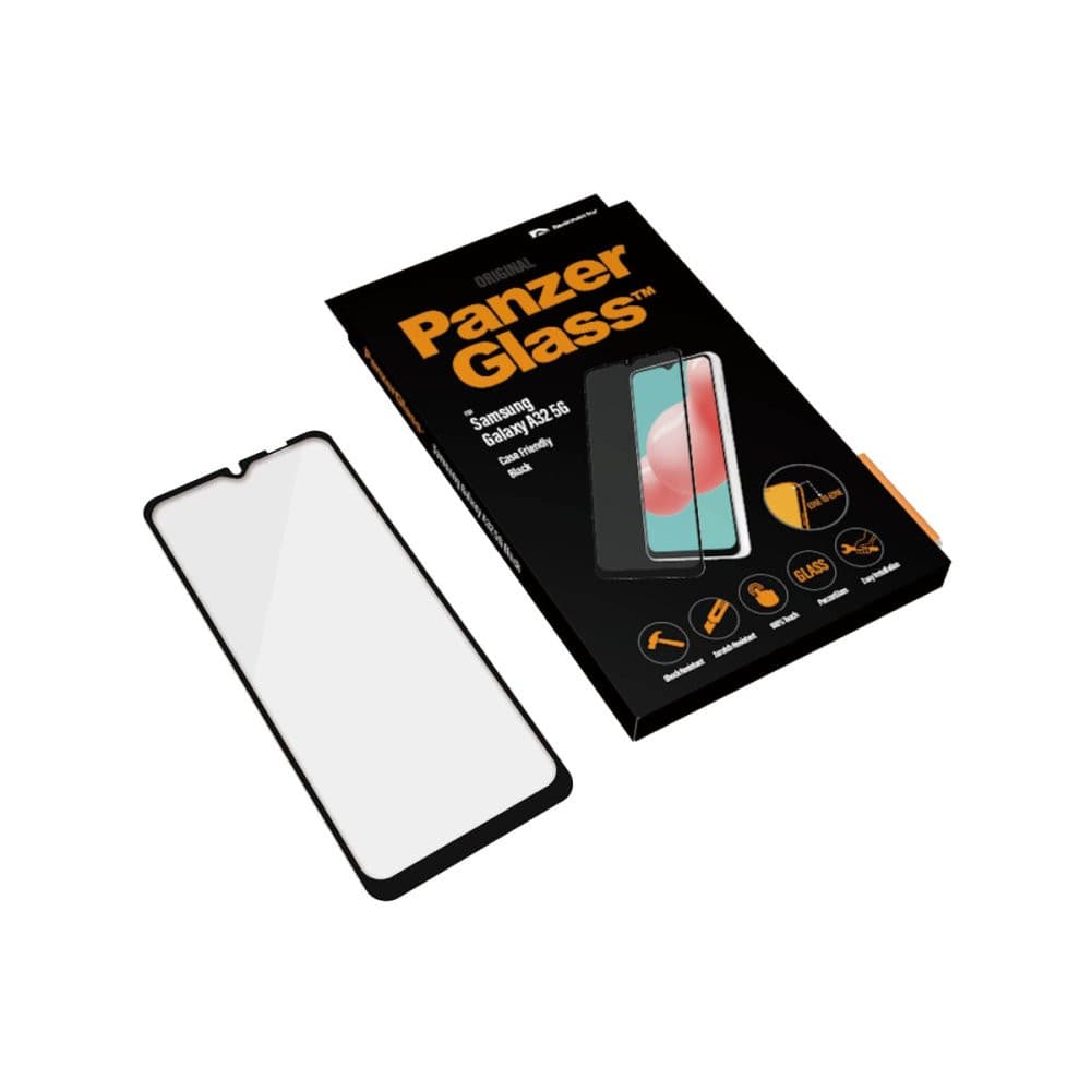 PanzerGlass Screen Protector for Samsung Galaxy A32 5G - Black - Screen Protector - Techunion -