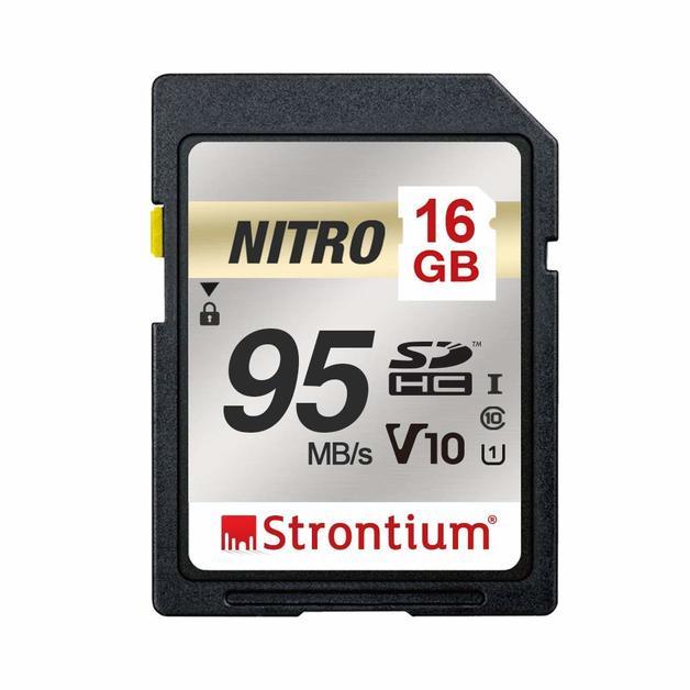 Strontium Nitro SD Card 95MB/s - 16GB - SD Card - Techunion -