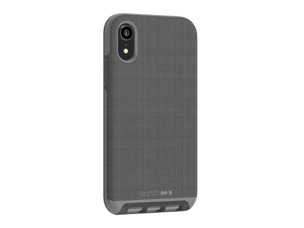 Tech21 Evo Luxe for iPhone XR  - Grey Fabric - Phone Case - Techunion -
