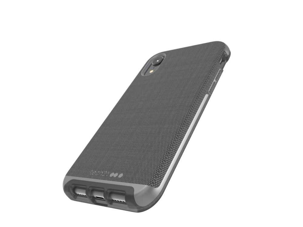 Tech21 Evo Luxe for iPhone XR  - Grey Fabric - Phone Case - Techunion -