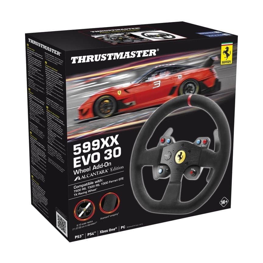 Thrustmaster Racing Simulator 599XX EVO 30 Wheel Add-On Alcantara Edition - Racing Wheels - Techunion -